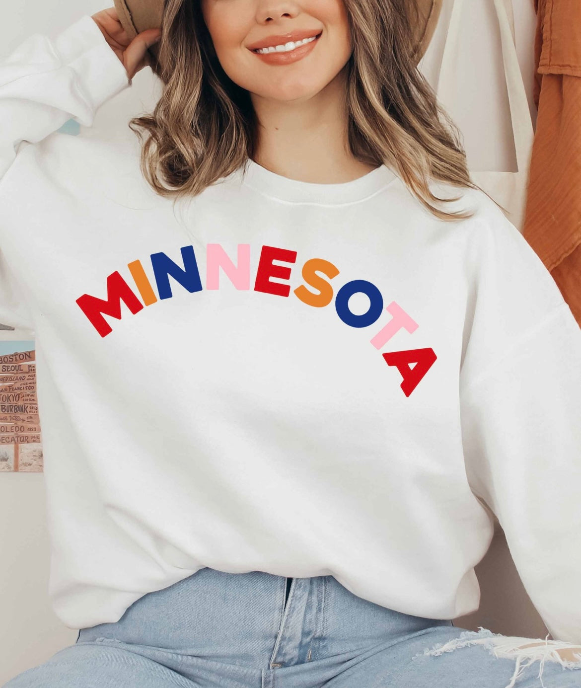 Womens MN Crew Sweatshirt – General Store of Minnetonka