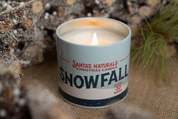 Snowfall Candle  Santa’s Naturals   