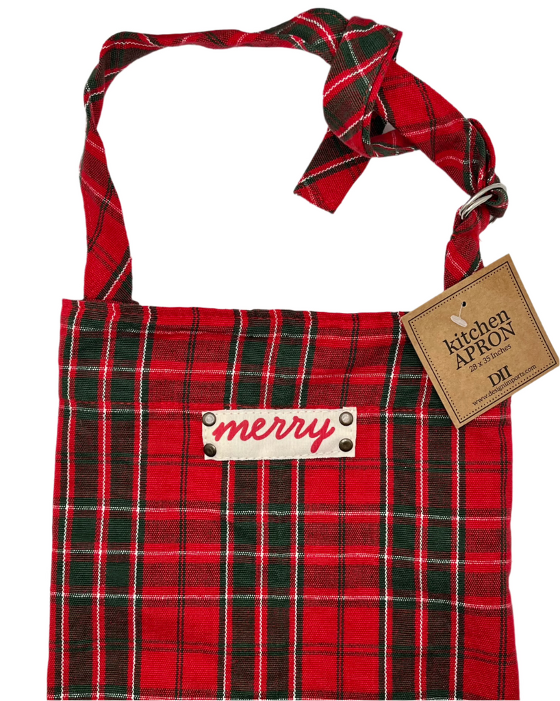 Merry Tartan Apron  DII   