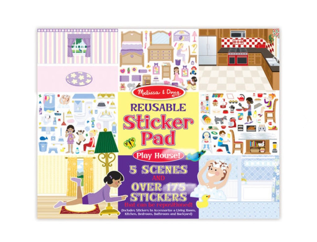 Playhouse Sticker Pad  Melissa and Doug   