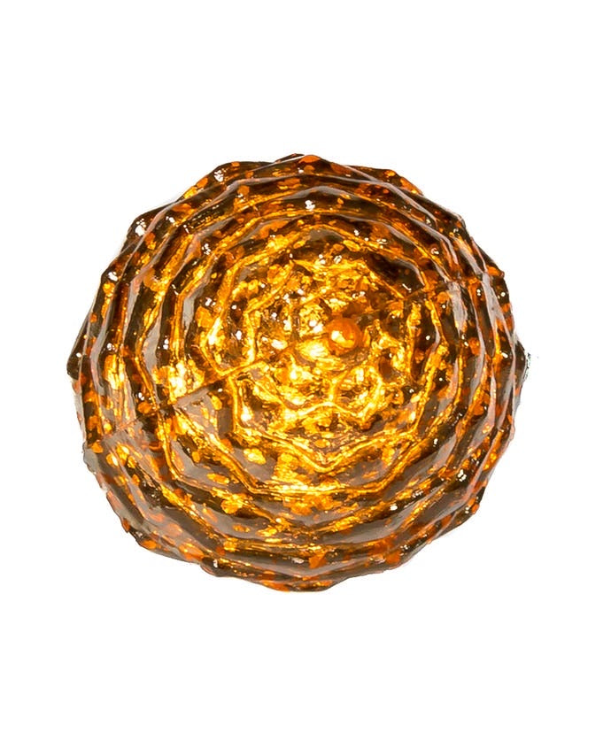 Mercury Glass Pinecone Light Set  Kurt Adler   