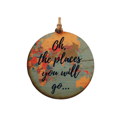 Oh, the Places You Will Go Ornament  Driftless Studios   