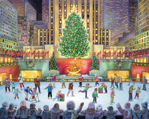 Rockefeller Center 1000 Piece Puzzle  Vermont Christmas Company   