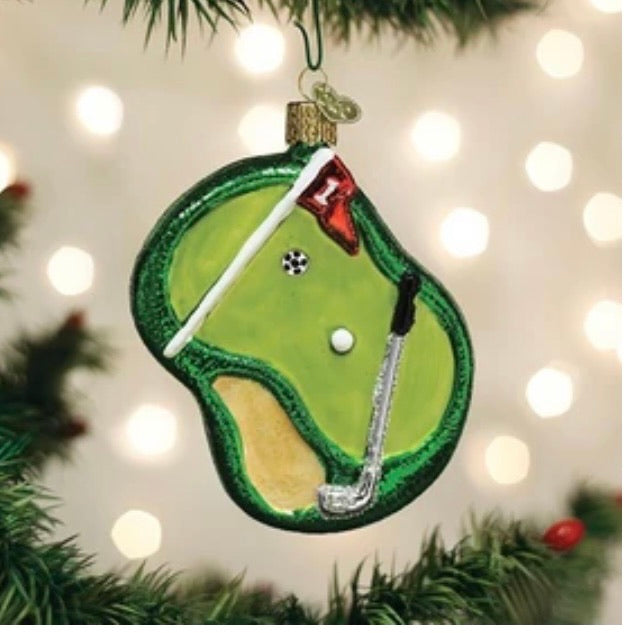 Putting Green Ornament  Old World Christmas   