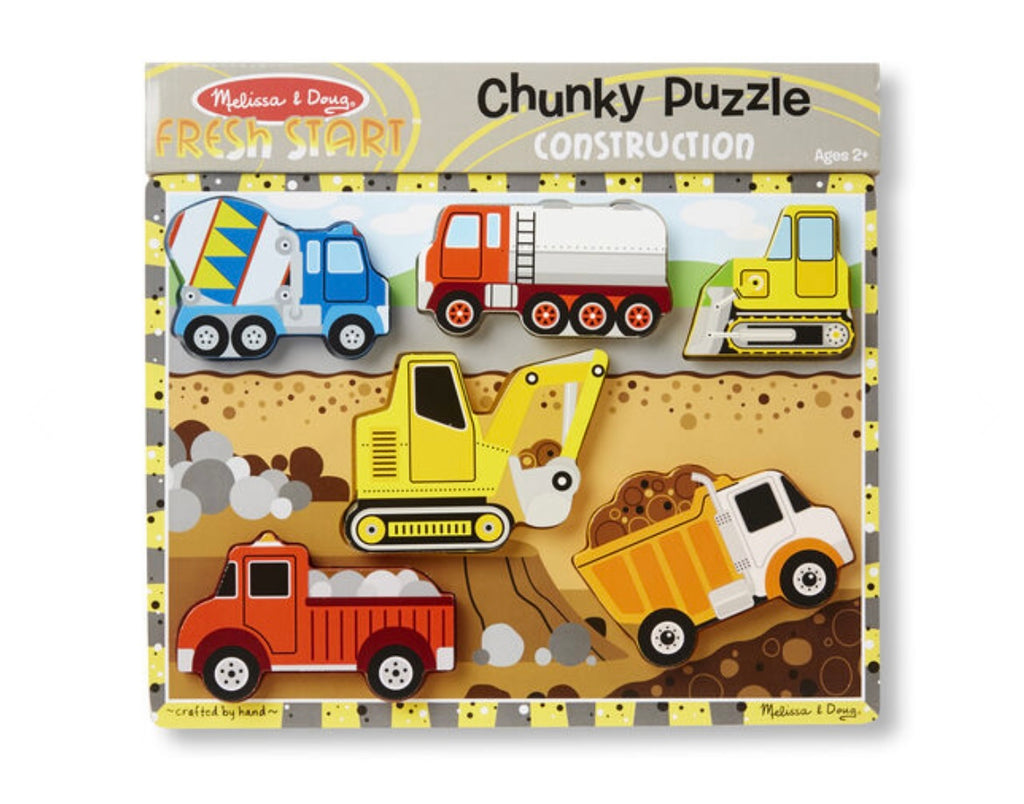 Construction Chunky Puzzle  Melissa and Doug   