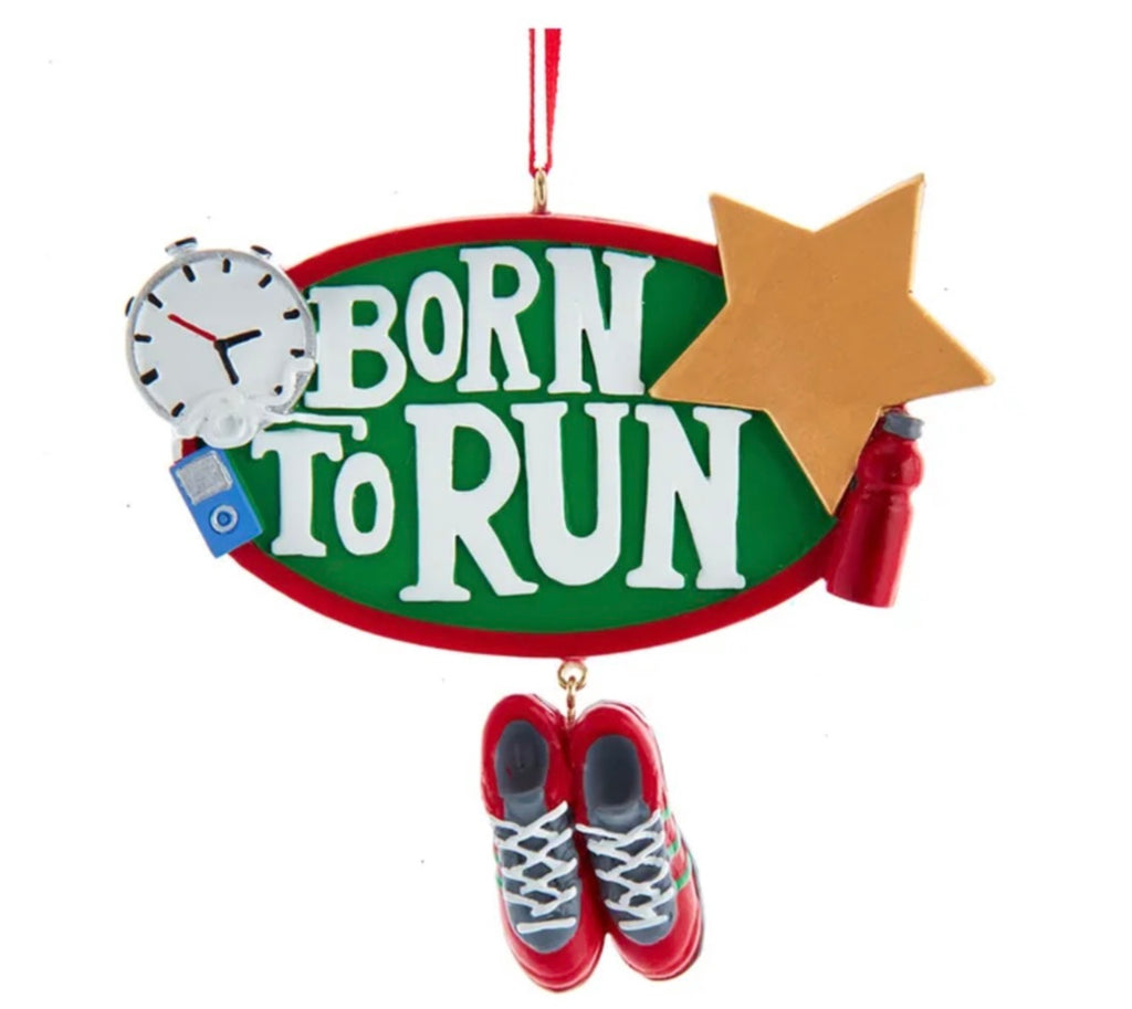 Born To Run Personalized Ornament  Kurt Adler   