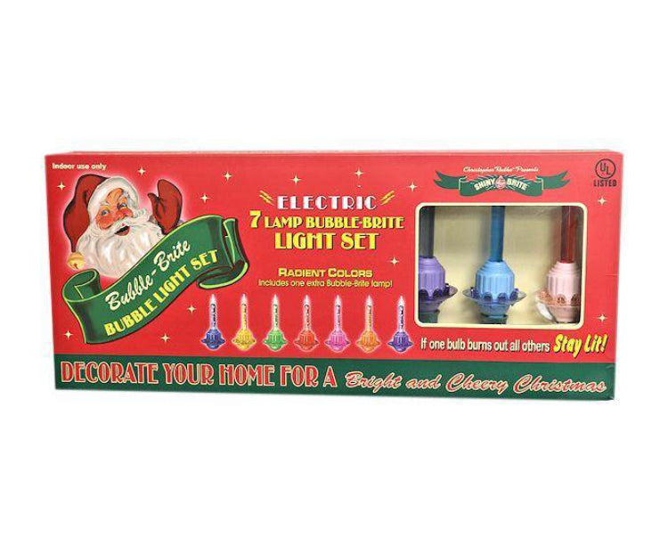 Vintage Bubble Light Set  Christopher Radko Shiny Bright   