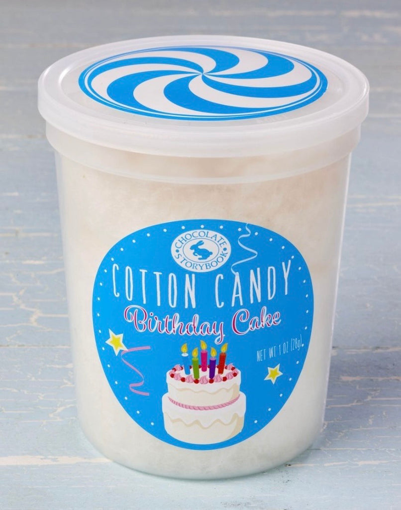 Fun Cotton Candy Tubs  Chocolate Storybook Birthday Cake  
