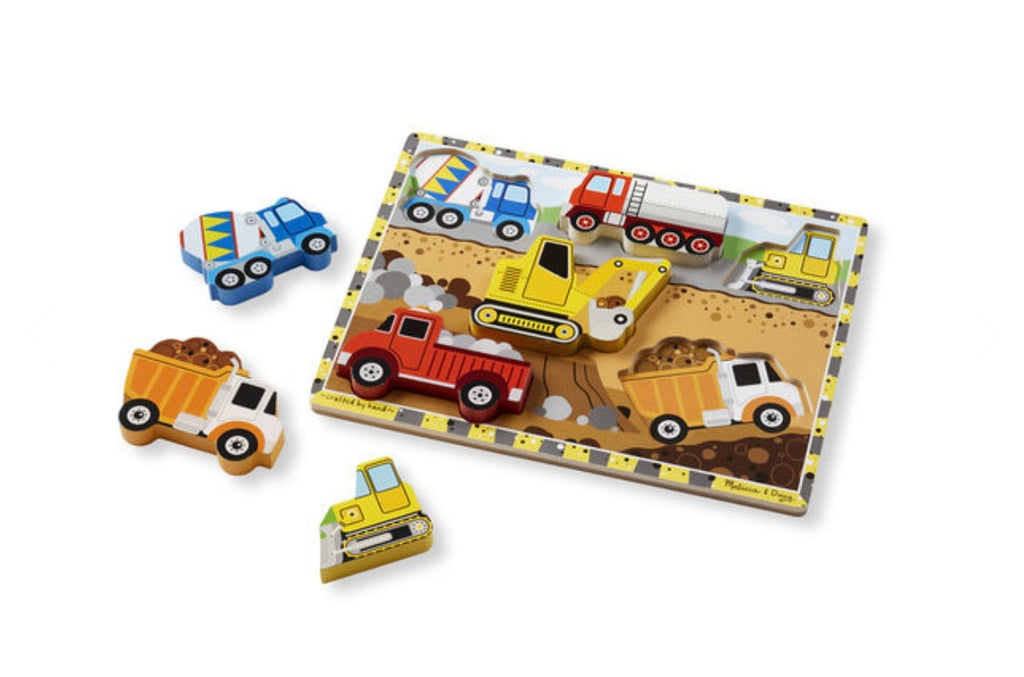 Construction Chunky Puzzle  Melissa and Doug   