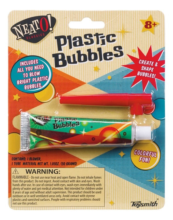 Plastic Bubbles  Toysmith   