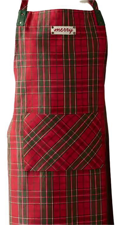 Merry Tartan Apron  DII   