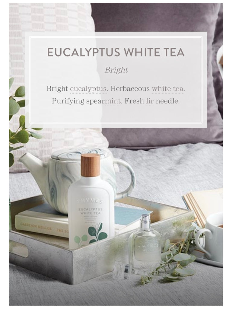 Thymes - Eucalyptus White Tea Candle
