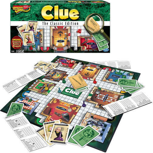 Classic Game of Clue  Winning Moves   