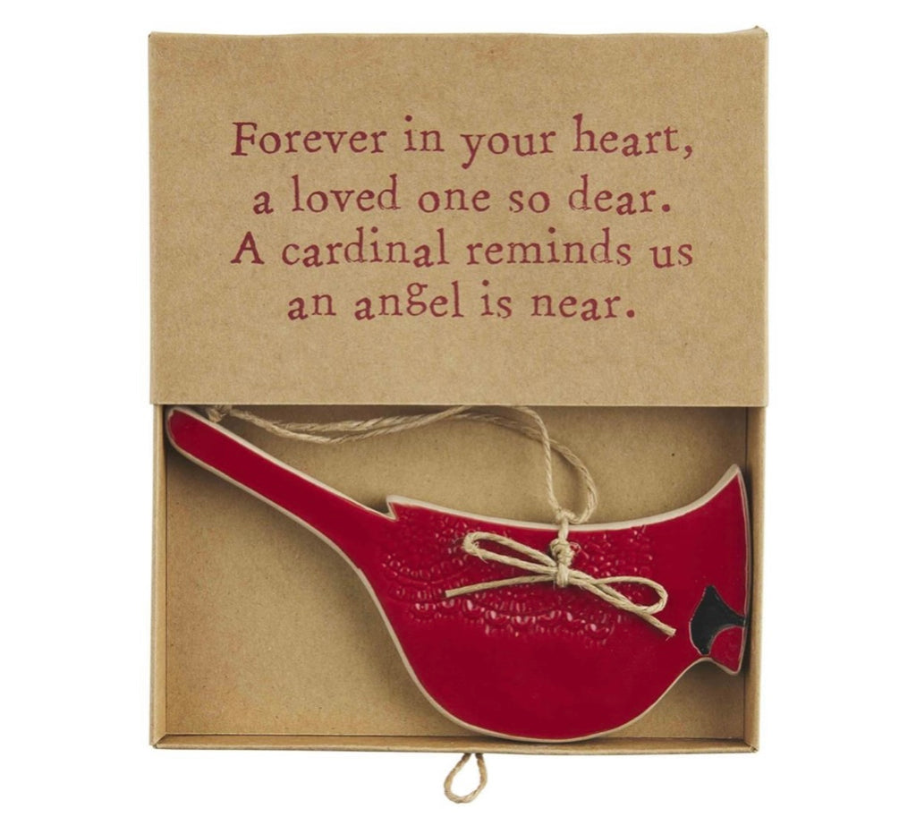 Cardinal Ornament  Mud Pie   