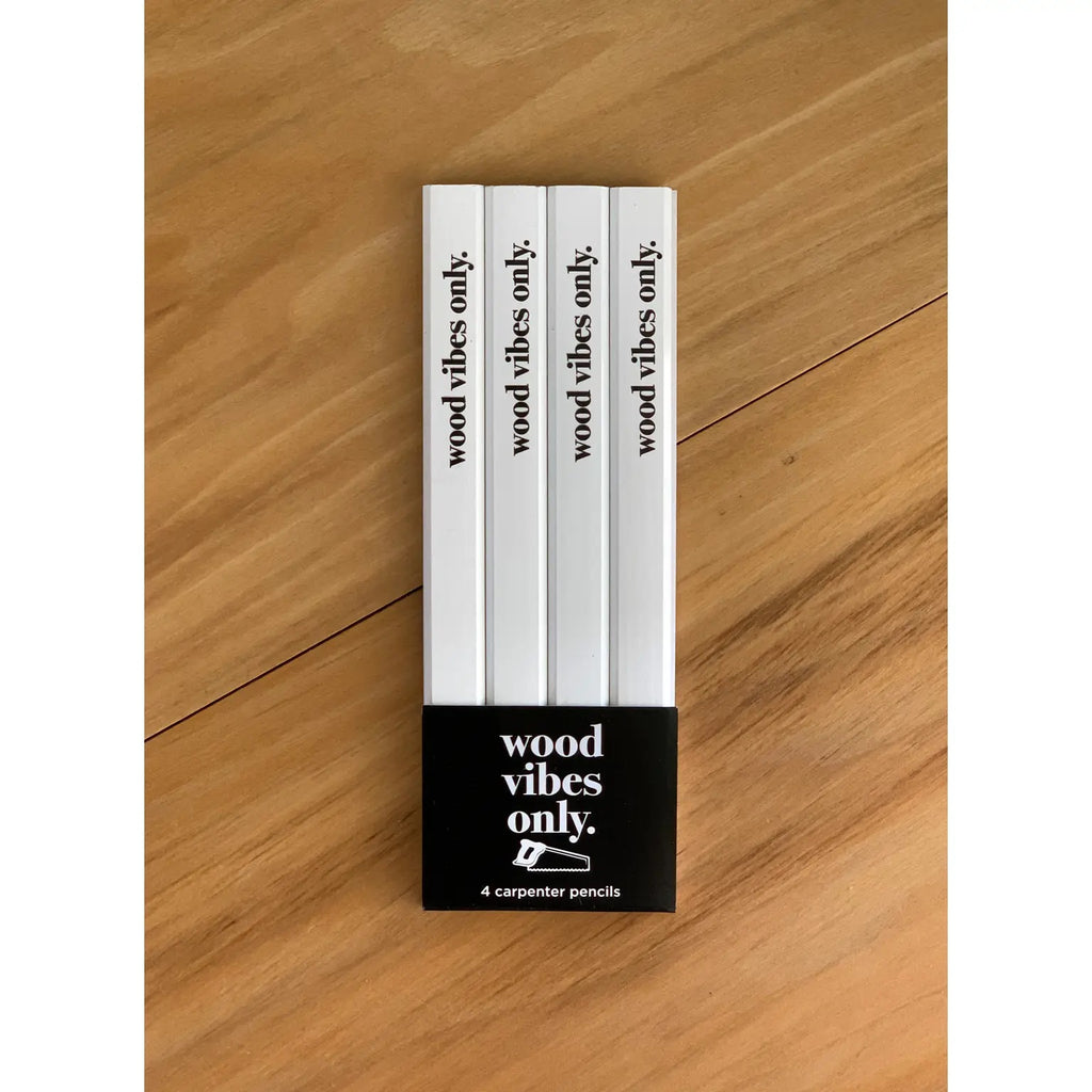 Wood Vibes Only Carpenter Pencil Set  Snifty   