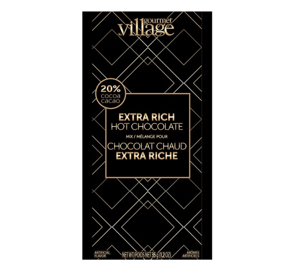 Extra Rich Hot Cocoa Packs  Gourmet Village Chocolate  