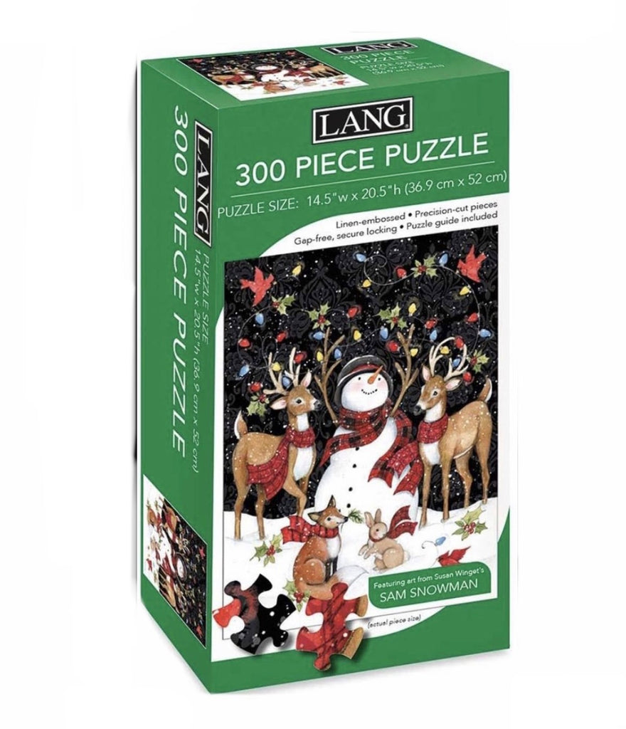 Snowy Lights 300 Piece Puzzle  Lang   