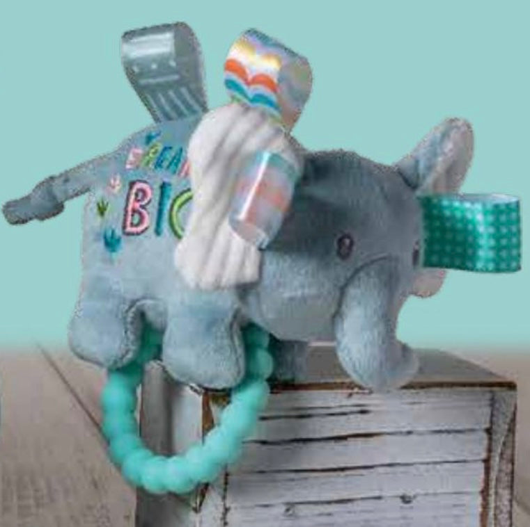 Taggies Teether Rattles  Mary Meyer Dream Big Elephant  