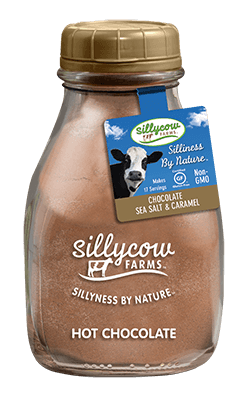 Sillycow Farms Hot Chocolate  Sillycow Farms Caramel & Sea Salt  