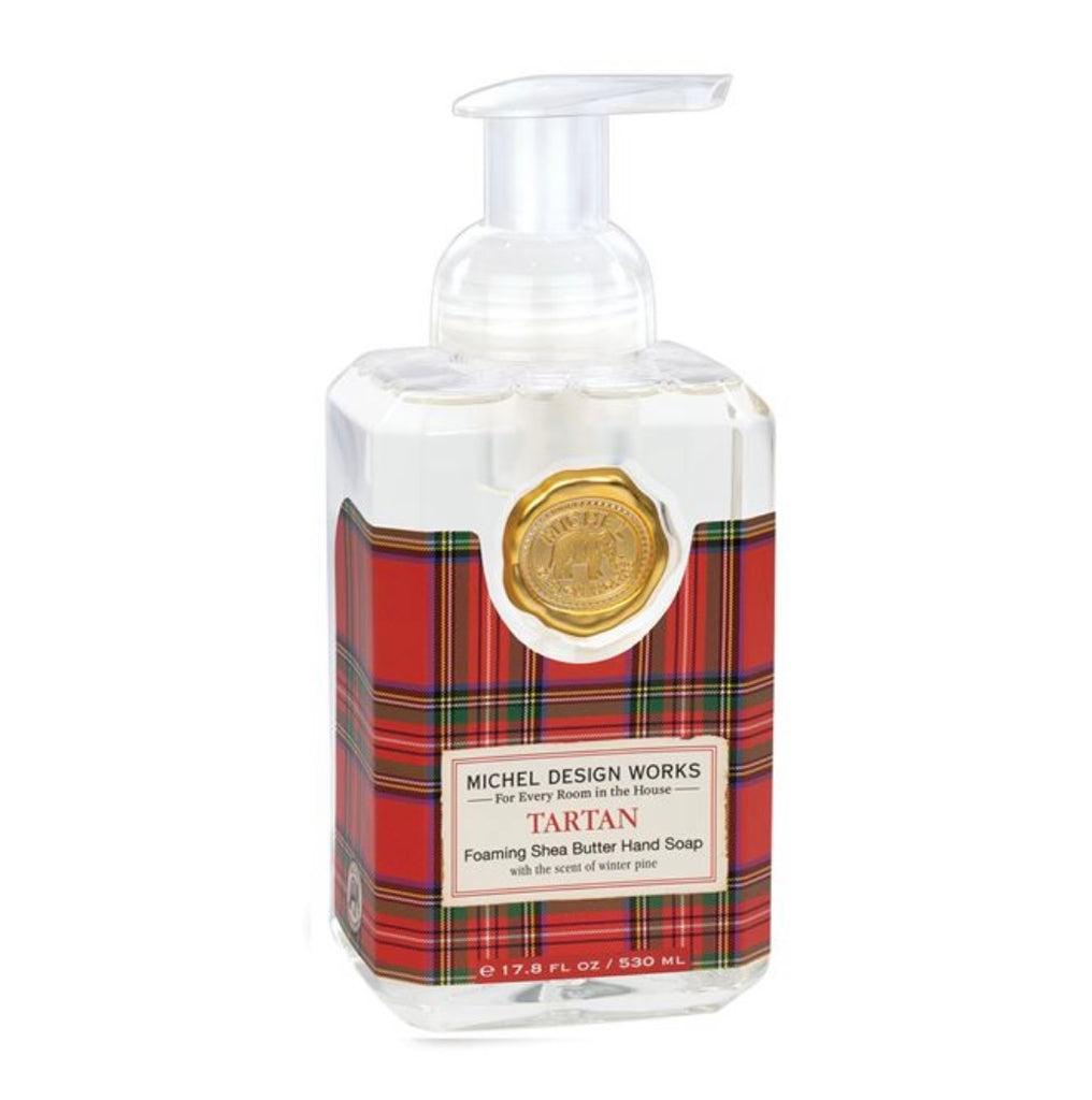 Holiday Foaming Soaps by Michel  Michel Tartan  