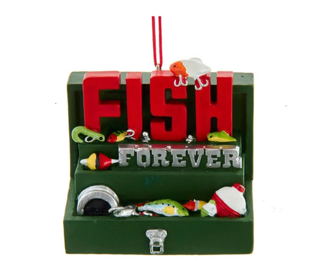 Fishing Tackle Box Personalized Ornament  Kurt Adler   