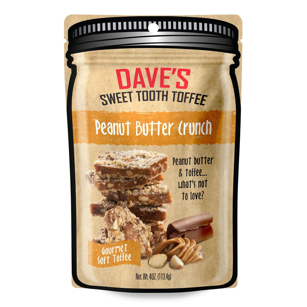 Dave’s Sweet Tooth Toffee  Dave’s Sweet Tooth Peanut Butter  