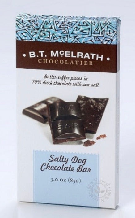 Salty Dog Dark Chocolate Bar  B.T. McElrath   