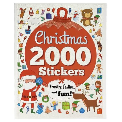 2000 Stickers Christmas Activity Book  Cottage Door Press   