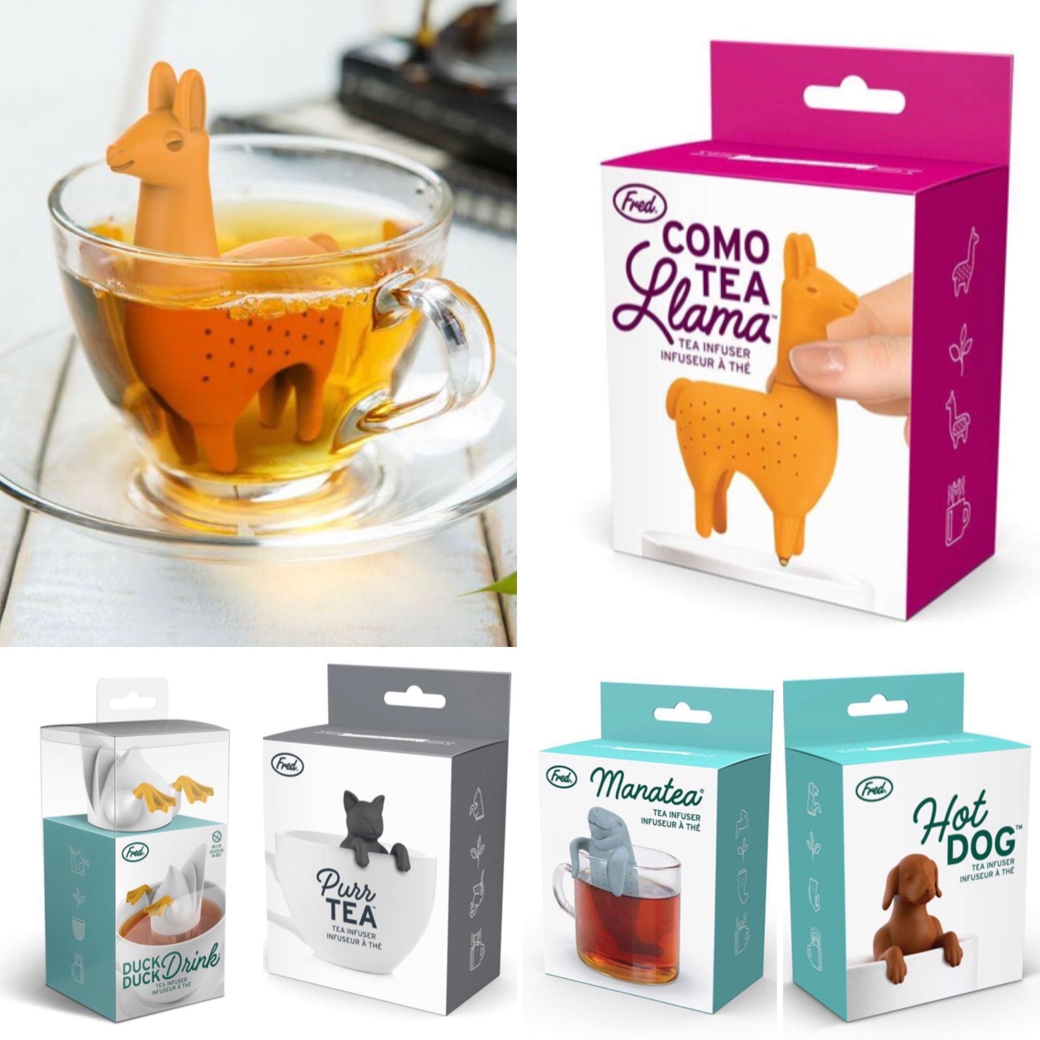 Fred and Friends Silicone Tea Infusers