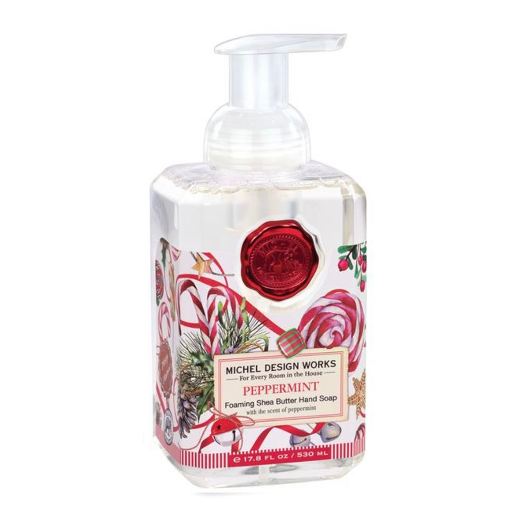 Holiday Foaming Soaps by Michel  Michel Peppermint  