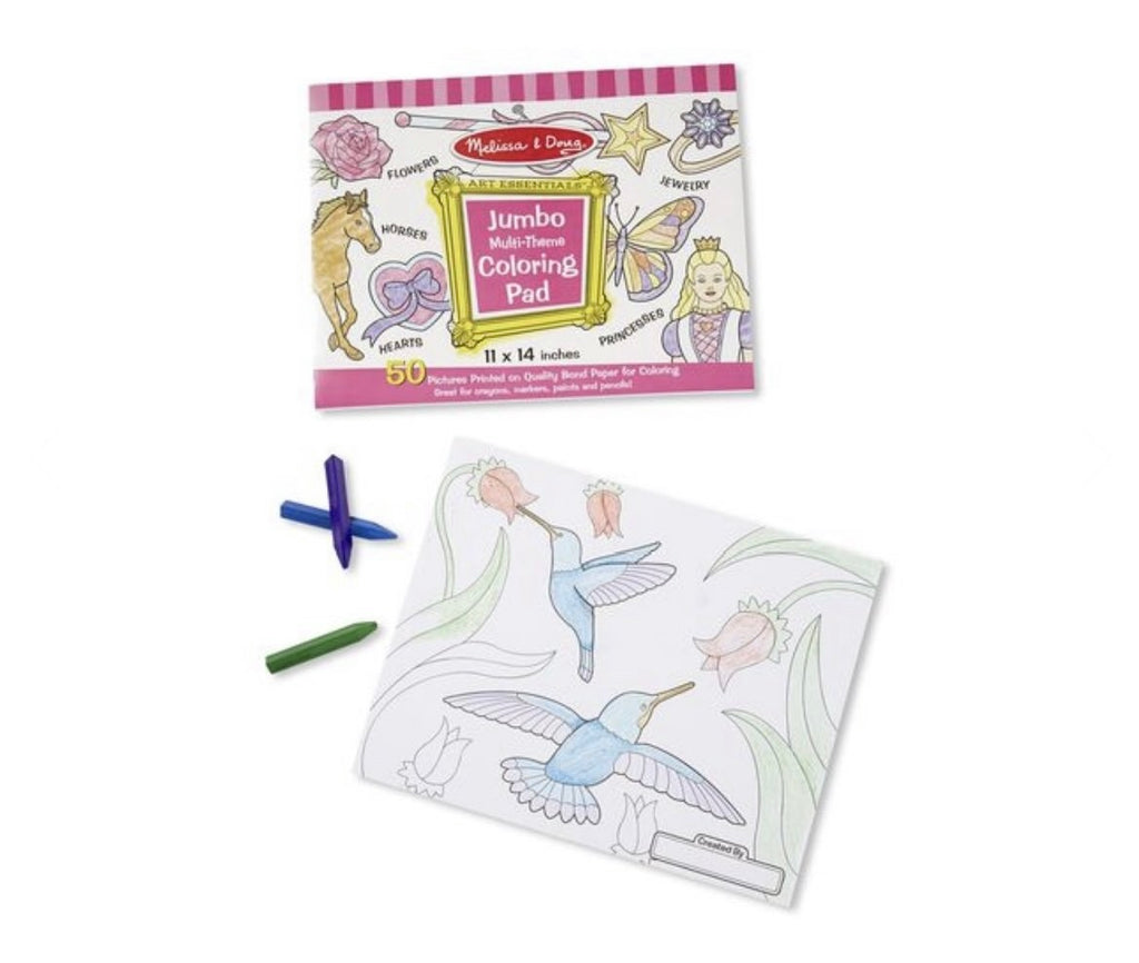 Jumbo Coloring Pads  Melissa and Doug   