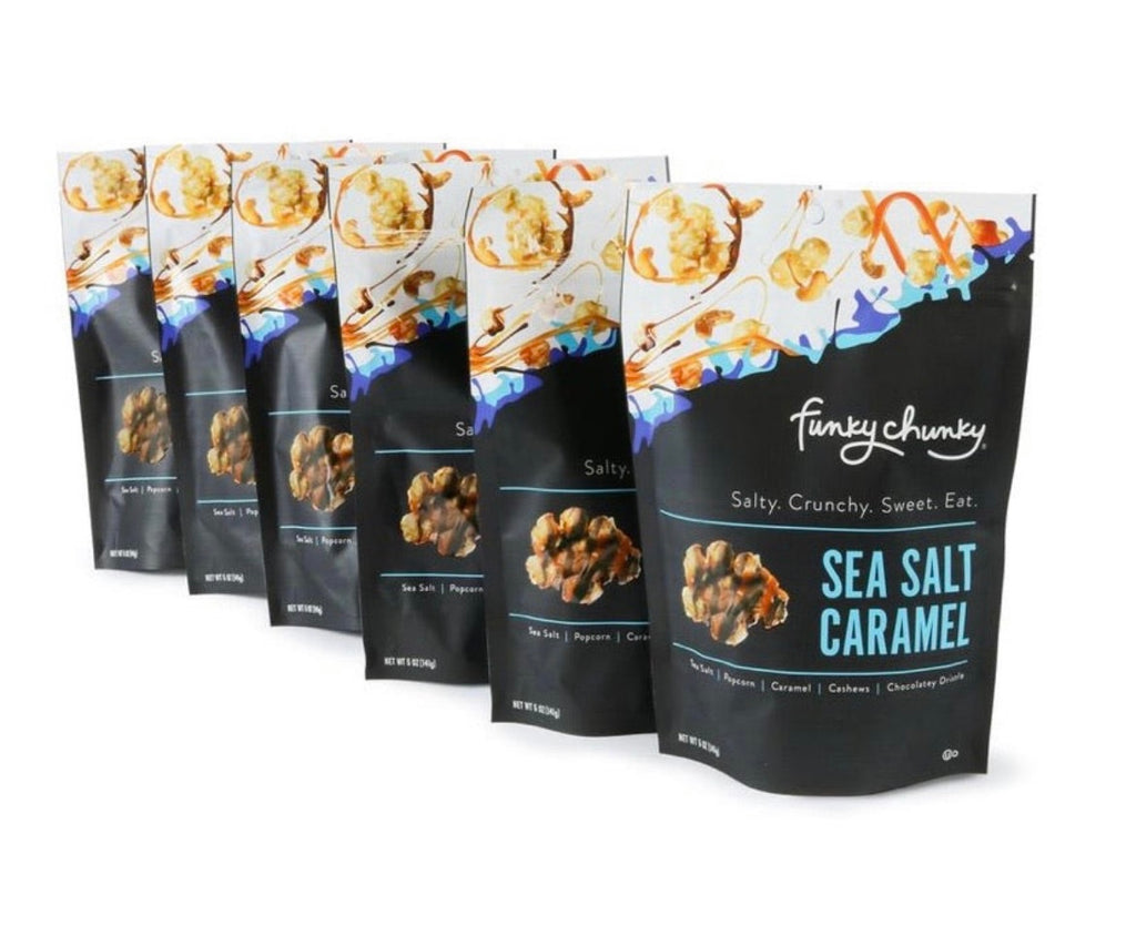 Funky Chunky Caramel Corn  Funky Chunky Sea Salt Caramel Bag 5oz  