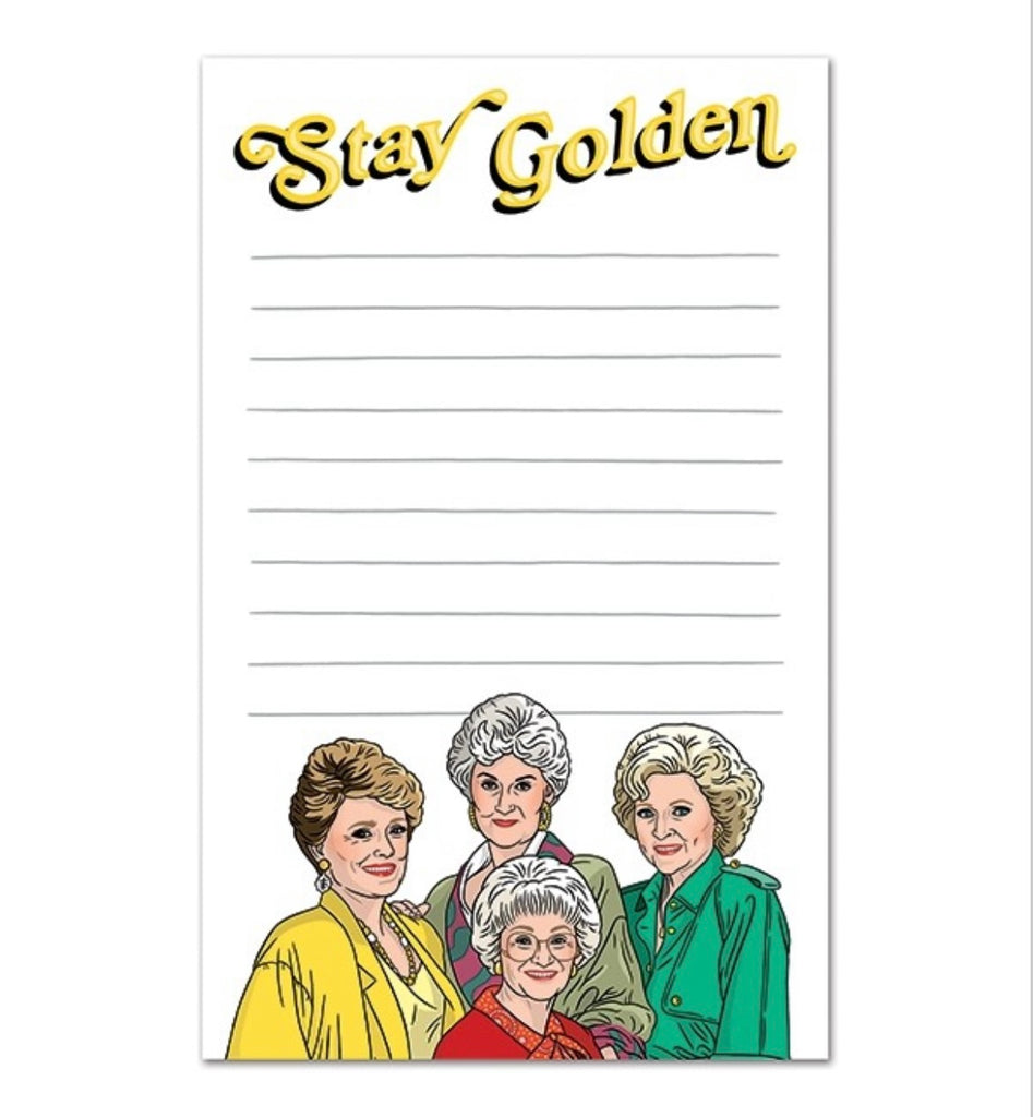 Stay Golden Notepad  The Found   