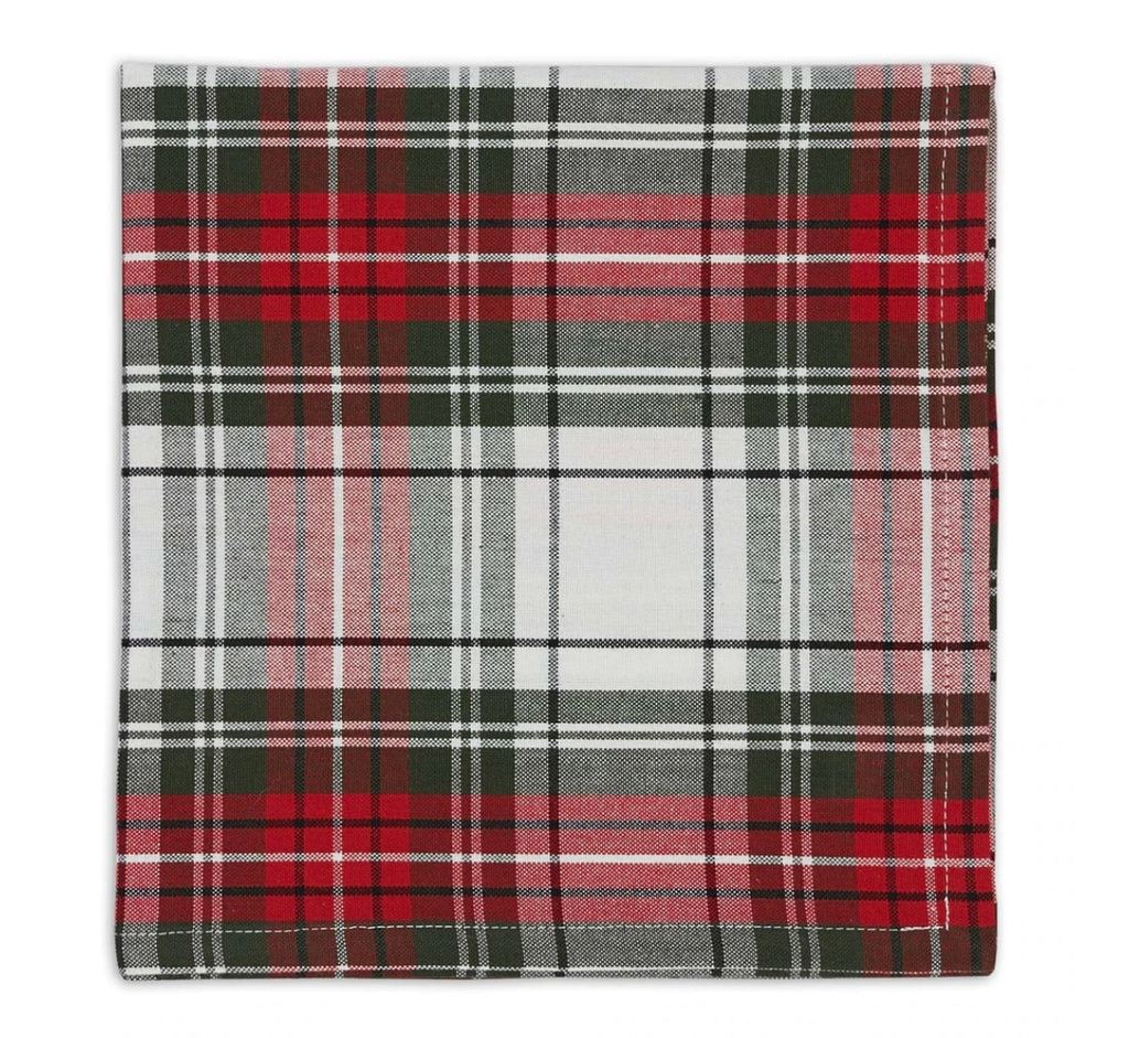 Christmas Plaid Linens  DII Napkin  