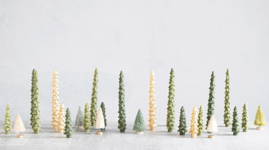 Tree Shaped Taper Candles  Creative Co-Op   