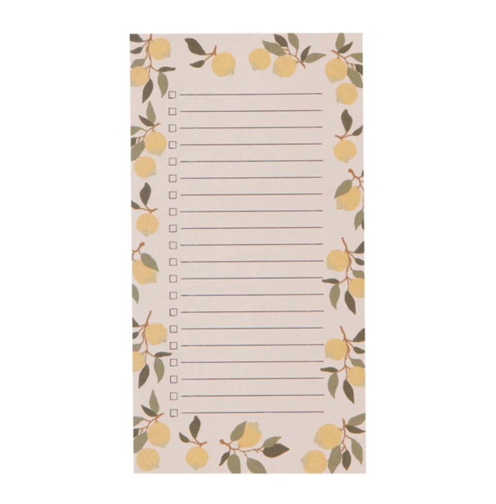 List It Notepads  Now Designs Lemons  