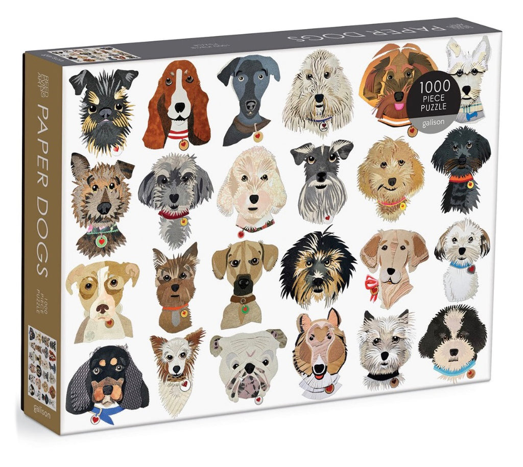 Paper Dogs 1000 Piece Puzzle  Chronicle   