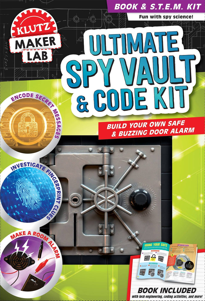 Ultimate Spy Vault & Code Kit  Klutz   